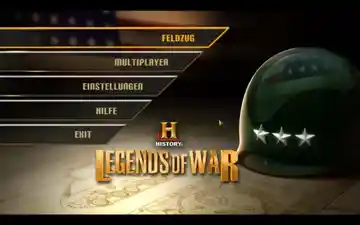 History Legends of War Patton (USA) screen shot title